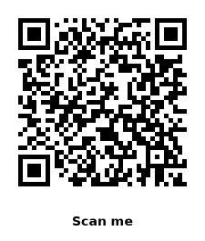 Image with a QR code – Scan me QR code