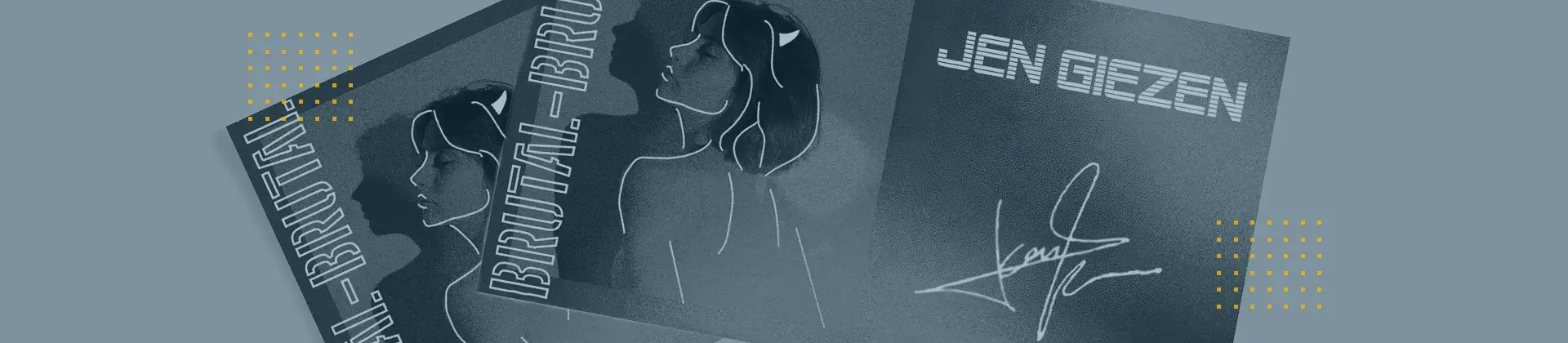 Header-Bild: Gestapelte Autogrammkarten-Designs mit Künstlernamen und Signatur; symbolisiert Digitaldruck-Produkte.